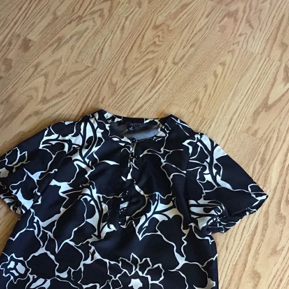 NINE WEST puff sleeve shift dress in size 2 - Picture 3 of 8